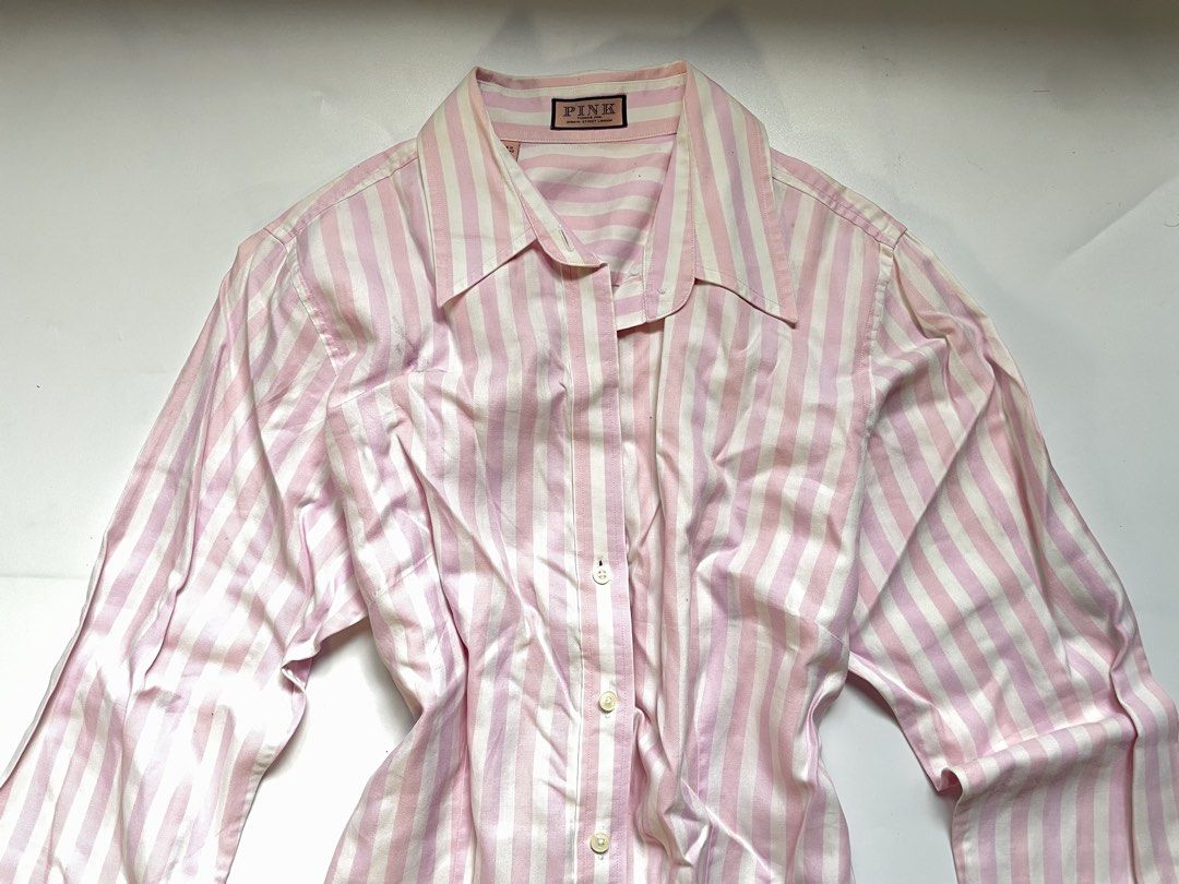pink button down (Category: Longsleeves) located in Meycauayan. Submitted by fae.trove (Listing ID 1462172606, Image 2). Description: .