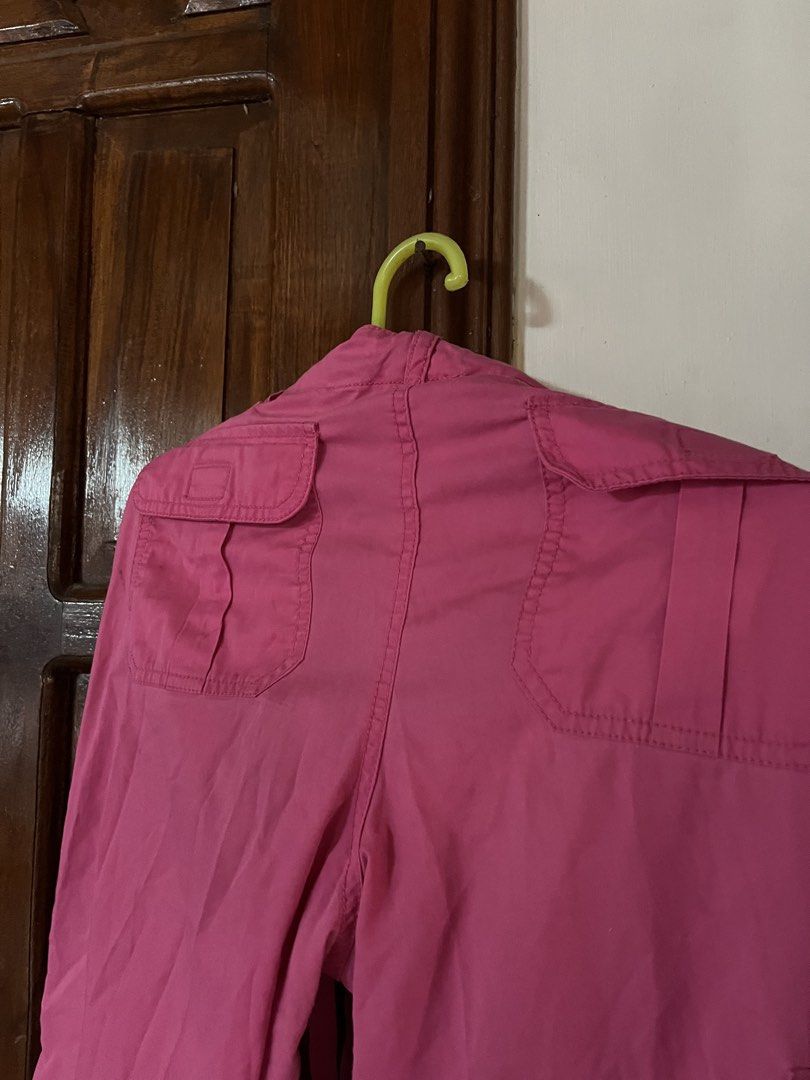 Pink Cargo Pants (Category: Jeans) located in Dagupan City. Submitted by whimsyluns (Listing ID 1462070399, Image 2). Description: cargo pants barbie pink waist: 28-30 color condition 10/10 not fitted super barbie 😍.