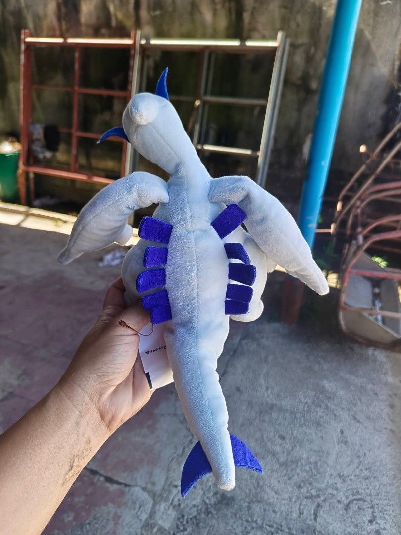 Pokemon Rocket Monsters Lugia Plush Toy (Category: Plushies & Soft Toys) located in Daet. Submitted by heracaramel (Listing ID 1462245316, Image 2). Description: - Adorable Lugia plush toy - Part of the popular Rocket Monsters line - Made with soft, cuddly material - Ideal for any Pokemon enthusiast - Suitable for both display and playtime - A must-have collectible!.