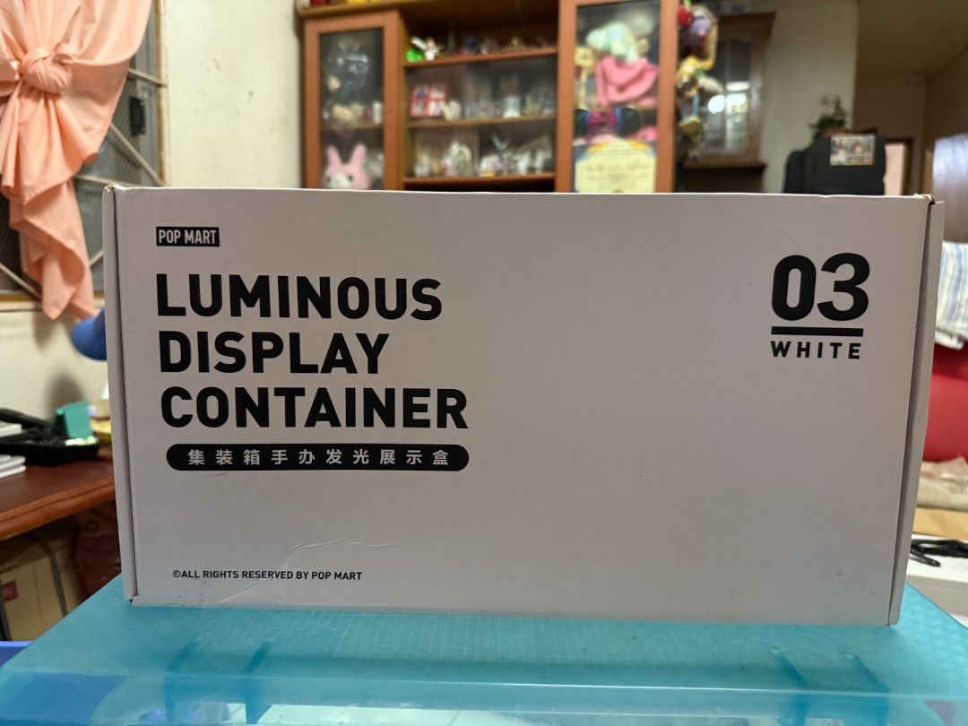 POP MART Luminous Display Container 03 White (Category: Storage Boxes & Baskets) located in Oslob. Submitted by r4stx (Listing ID 1462217116, Image 2). Description: POP MART Luminous Display Container Model 03 in White Ideal for showcasing collectibles Stackable design for space-saving Never been Opened, Sealed RFS: Change of Display Price 1500 Price is slightly negotiable Shipping: can be discussed with buyer Meetup – Dumaguete City, Santander, 