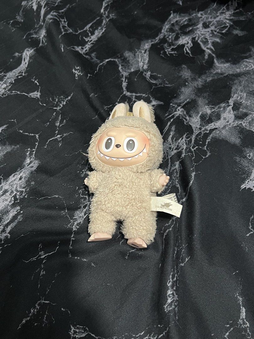 POPMART LABUBU V1 (Category: Designer & Blind Box Toys) located in Bulacan. Submitted by aerismyyy (Listing ID 1462118547, Image 1). Description: well used selling as is no box foil or card natapon x sensitive actual pics posted lalamove/jnt (weekends shipping).