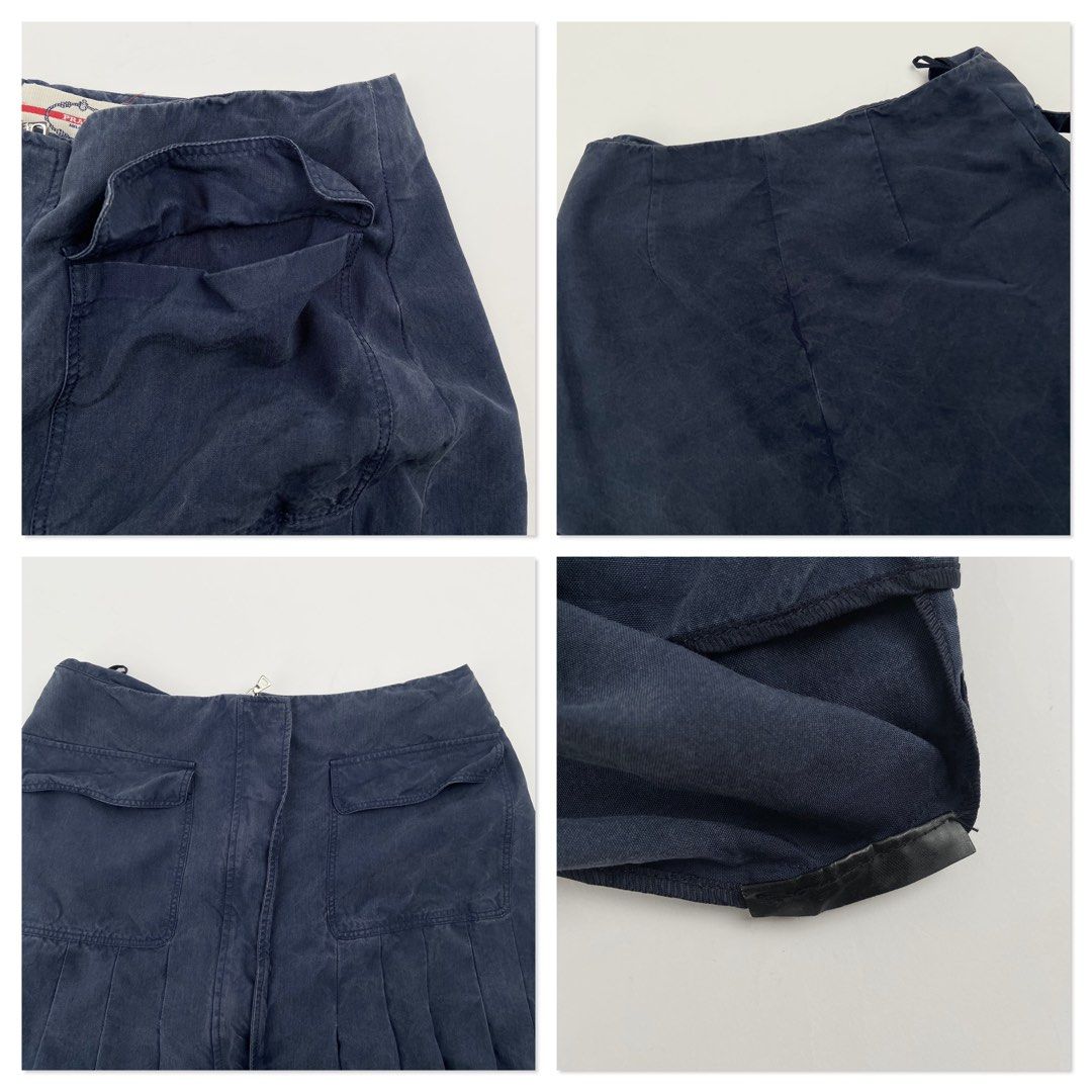 Prada (Category: Skirts) located in Manila. Submitted by draftdrops (Listing ID 1462051819, Image 3). Description: Skirt,vintage,mid zipper,mid button down and Good condition Waistline :17 Length :17.