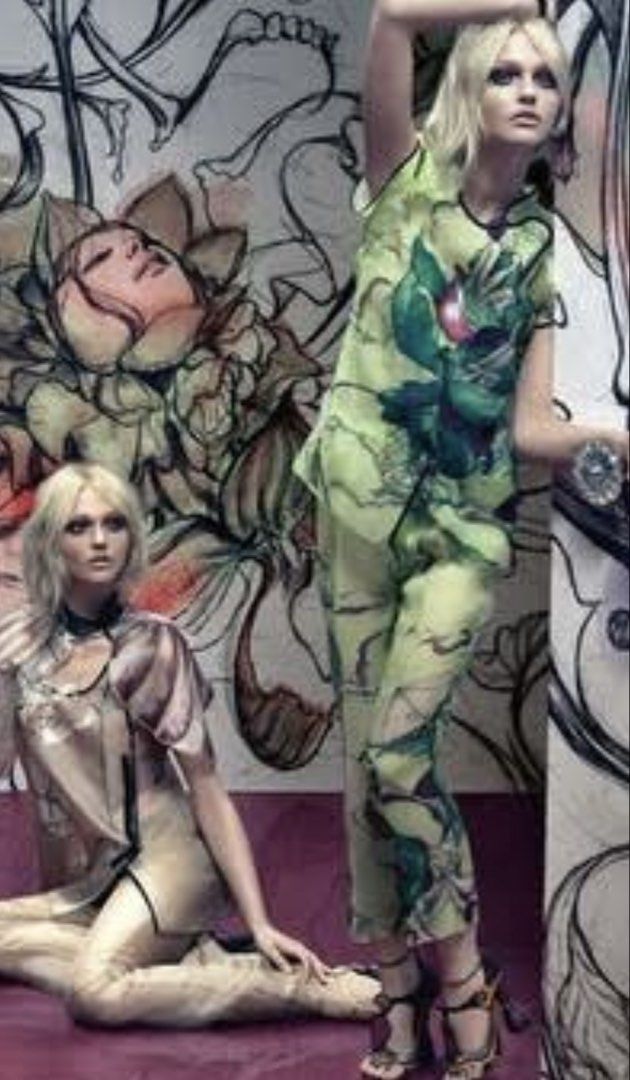 Prada Silk Printed Pants (Category: Luxury Apparel) located in Quezon City. Submitted by raccoonfur (Listing ID 1462140935, Image 3). Description: Prada Spring 2008 James Jean fairy silk pants. Iconic piece for collectors. Has some tiny holes and repaired seams. Great condition nonetheless. Side tag removed. Flat measurements: Waist 43cm/17in Hips 50.75cm/19.8in Length 90cm/35.25in Inseam 65cm/25.5in Hem opening 21cm/8.3in Crotch 26cm/10.25in.