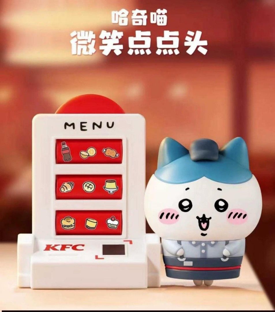 [PRE ORDER] Official Chiikawa × KFC Collaboration Toys (Category: Designer & Blind Box Toys) located in Santa Rosa. Submitted by dmrnsm (Listing ID 1462259152, Image 3). Description: •₱600 each •downpayment - ₱450 •balance to be paid once onhand - ₱150 + local shipping fee •authentic proxy purchase from china •available characters: hachiware chiikawa usagi momonga kurimanju •STOCKS: til supplies last •via sea shipping only, ETA will be 1-2 MONTHS