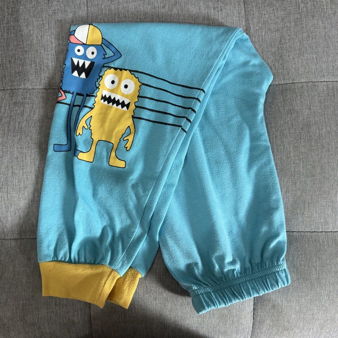 PRELOVED: 9 pcs SM kids pajama (Category: Babies & Kids Fashion) located in Valenzuela. Submitted by shop.spark.joy (Listing ID 1462045247, Image 2). Description: L- 28 inches W-9-15 inches (garterized).