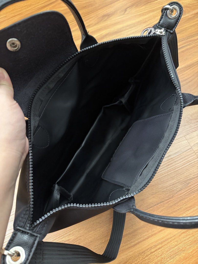 Pre-loved LC Large Nylon Sling - Black (Category: Cross-body Bags) located in Manila. Submitted by raschenriv14909 (Listing ID 1462214402, Image 3). Description: .