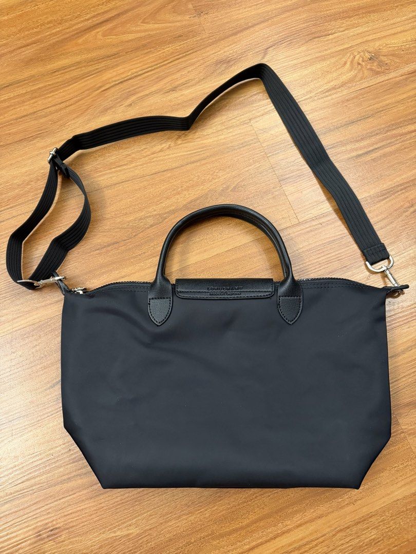 Pre-loved LC Large Nylon Sling - Black (Category: Cross-body Bags) located in Manila. Submitted by raschenriv14909 (Listing ID 1462214402, Image 2). Description: .