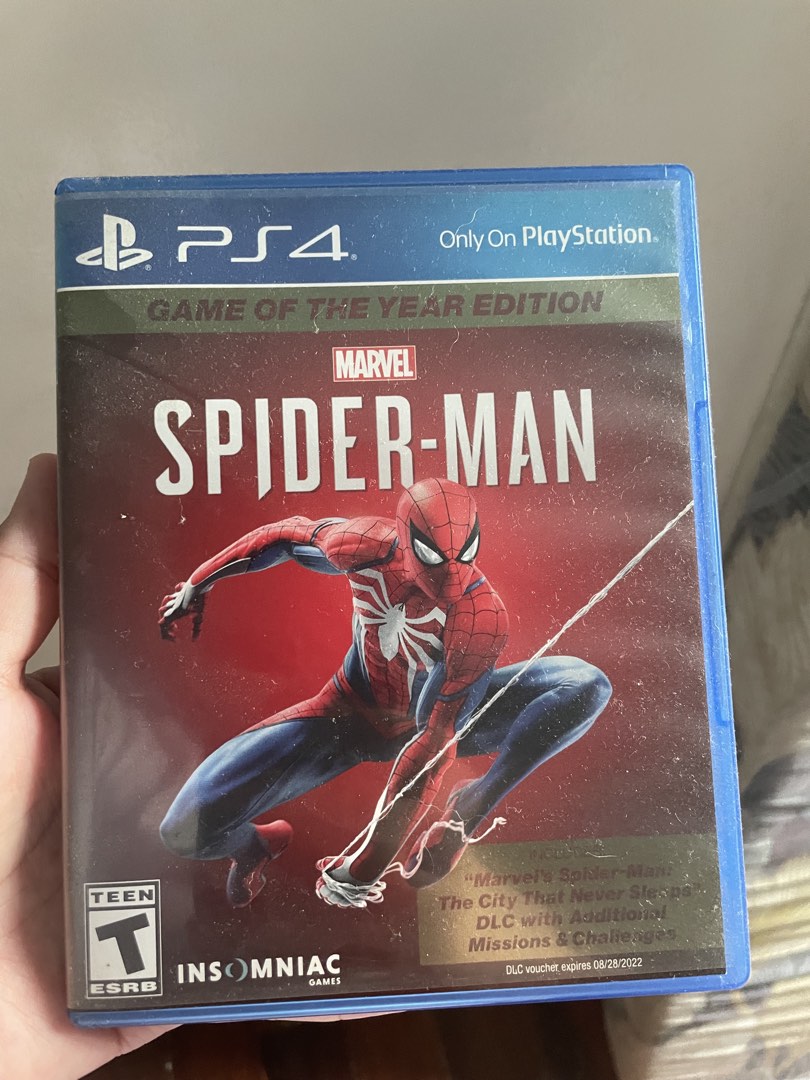 PS4 Spiderman Game of the Year Edition R1, Video Gaming, Video Games ...