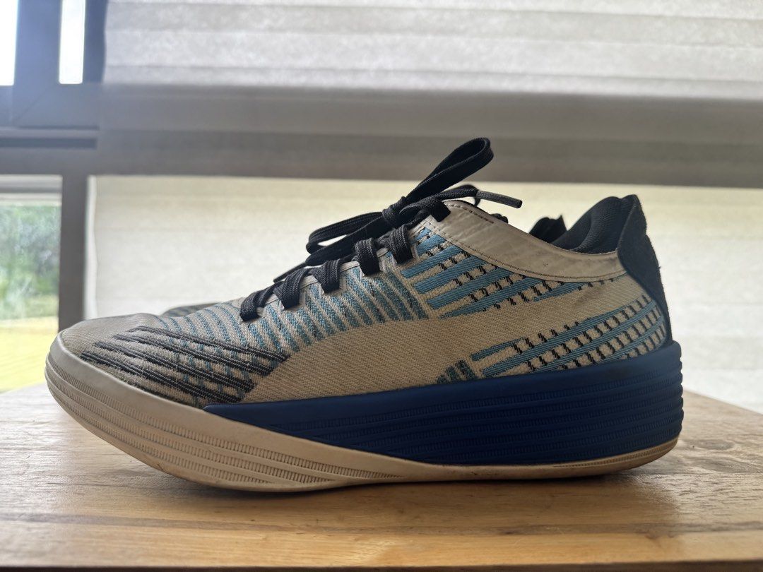 Puma Clyde All-Pro “Strong Blue” (Category: Sneakers) located in Quezon City. Submitted by leone.trading (Listing ID 1462078148, Image 2). Description: Puma Clyde All-Pro “Bright Blue” Size: US 7.5 M / UK 6.5 M No box Additional details: Minimal heel drags, minimal toe box crease but sole is intact. A little dirty but with one deep cleaning surely these pair will shine again. Real ballers know that this pair is one of the best performing shoes in
