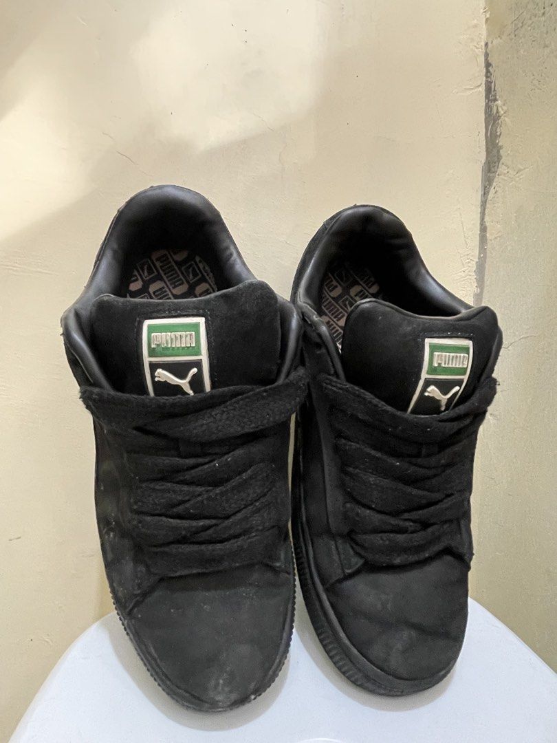 Puma Suede XL Black Sneakers (Category: Sneakers) located in Manila. Submitted by seanjcc (Listing ID 1462052765, Image 3). Description: - Brand: Puma - Model: Suede XL - Size: UK 9 / EUR 43 / US 10 - Origin: Made in Vietnam - Style: Classic Puma design .