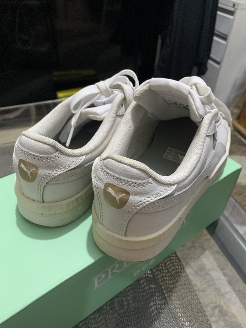 Puma White Sneakers Size 6.5 (Category: Sneakers) located in Pasig City. Submitted by tuscano (Listing ID 1462201287, Image 2). Description: - White Puma sneakers - Size: 6.5 womens - lightly used - No major damage - used only once, still in great condition.