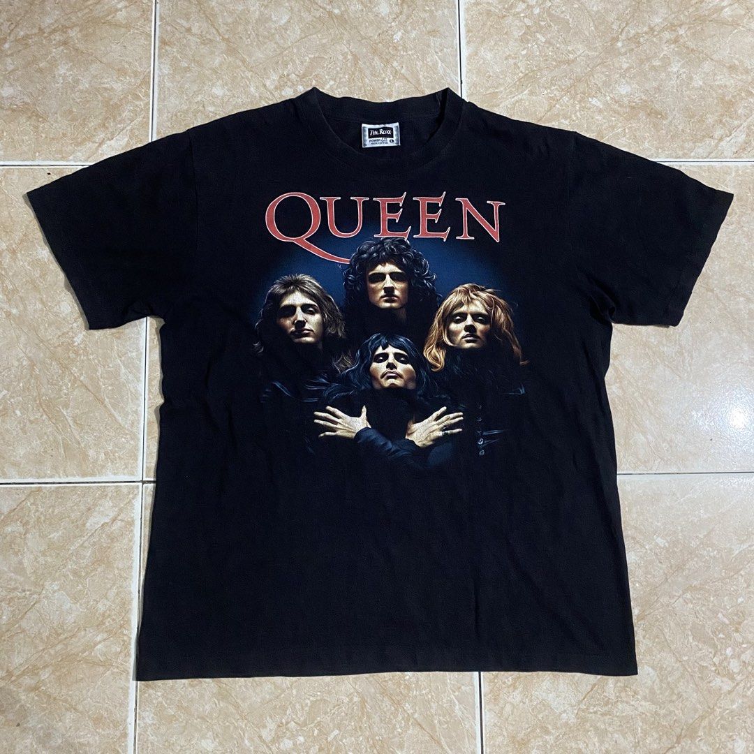 Queen Band Tee (Category: Tshirts & Polo Shirts ) located in Manila. Submitted by killthismane (Listing ID 1462137388, Image 1). Description: Modern Bootleg Band Shirt W22.5 L28 Excellent.