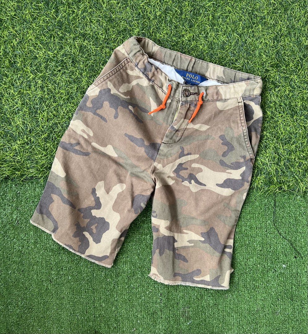 Ralph Lauren (Category: Babies & Kids Fashion) located in Davao. Submitted by jedee31 (Listing ID 1462189206, Image 1). Description: 🔥 AVAILABLE NOW! 🔥 ✨ POLO RALPH LAUREN KIDS CAMO SHORTS ✨ 🩳 Style: Camo / Raw-Hem / Distressed Finish 📏 Size: Tagged 7 / 130cm 🏷️ Condition: Fresh Tags! 💯 Premium Quality • Heavy-Duty Cotton ✔️ Metal zipper intact ✔️ Orange drawstrings intact ✔️ Stylish & durable ✔️ Perfect for your little one 👦🧒 📩 DM FOR P