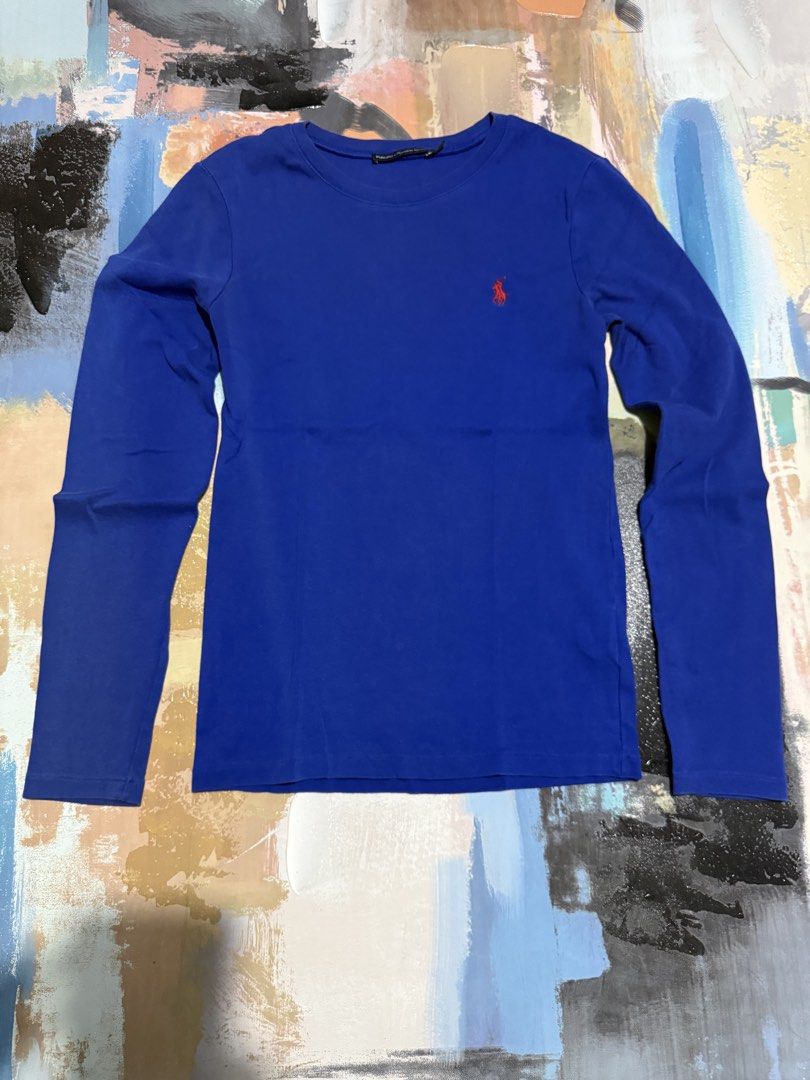 Ralph Lauren long sleeves (Category: Longsleeves) located in Las Pinas. Submitted by thrftmnl. (Listing ID 1462051583, Image 1). Description: Ralph Lauren long sleeves wmns Size: Medium Dimes Width: 16.5 Length: 24 Issue: fade on right sleeve.
