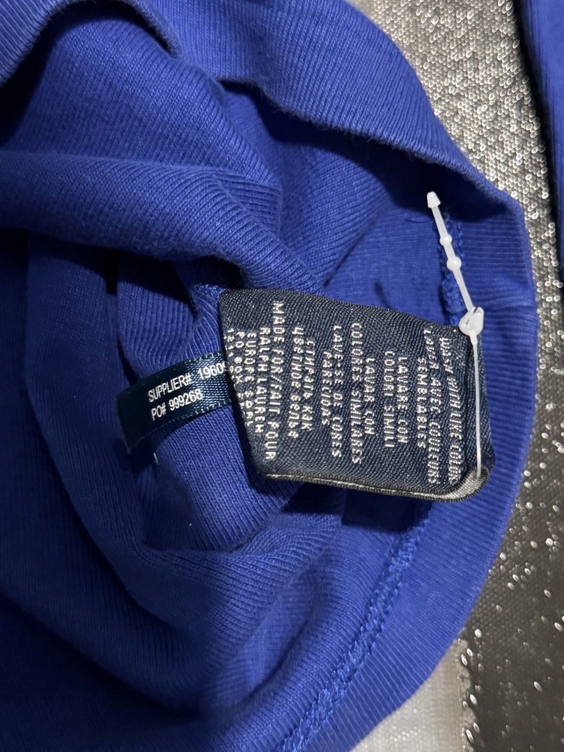 Ralph Lauren long sleeves (Category: Longsleeves) located in Las Pinas. Submitted by thrftmnl. (Listing ID 1462051583, Image 3). Description: Ralph Lauren long sleeves wmns Size: Medium Dimes Width: 16.5 Length: 24 Issue: fade on right sleeve.