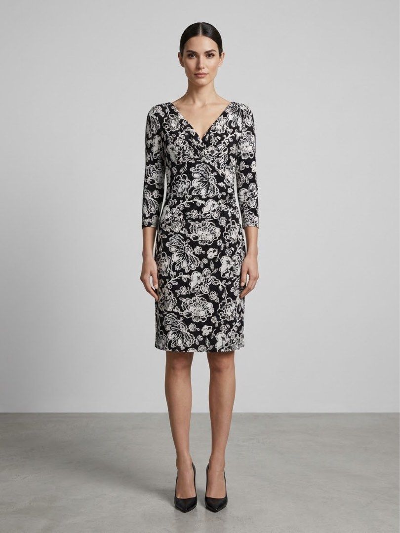 RALPH LAUREN PRINTED CROSSOVER DRESS (Category: Dresses) located in Pasig City. Submitted by vetementsdemanila (Listing ID 1462215020, Image 1). Description: RALPH LAUREN PRINTED CROSSOVER DRESS New without tags Size: US6 Bust: 36 inches Waist: 32 inches Length: 38 inches P1950 PLUS SHIPPING.