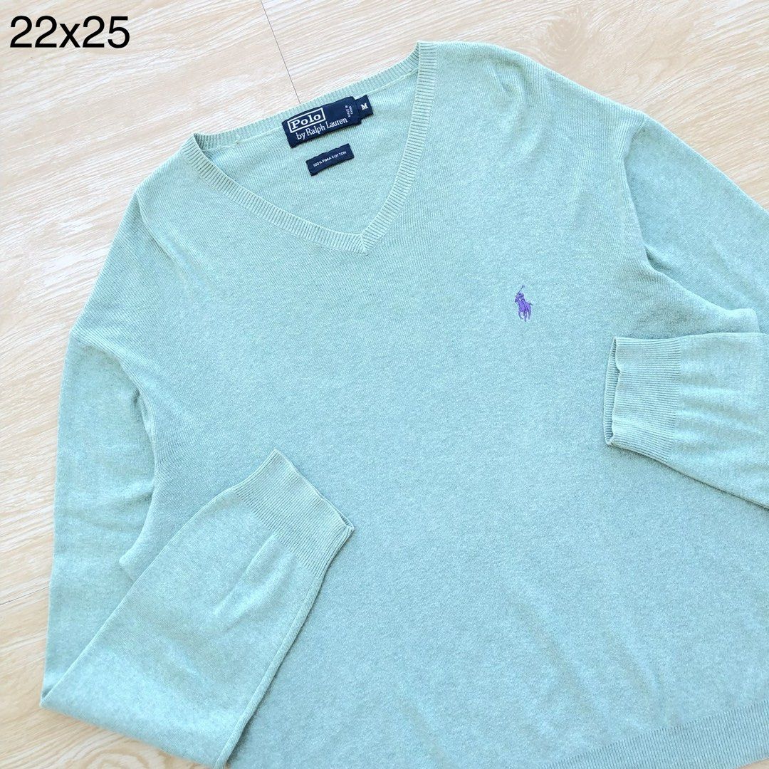 Ralph Lauren V-neck Sweater (Category: Formal Shirts) located in Cavite. Submitted by nicepicker (Listing ID 1462091521, Image 2). Description: Size on Tag: Medium Dimension: 22 x 25 Condition: 9.5/10 Flaws: None .