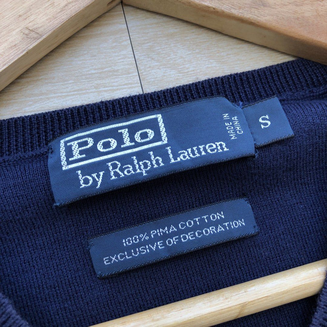 Ralph Lauren V-neck vest (Category: Formal Shirts) located in Cavite. Submitted by nicepicker (Listing ID 1462091984, Image 3). Description: Size on Tag: Small Dimension: 20 x 26 Condition: 9/10 Flaws: Sign of usage .