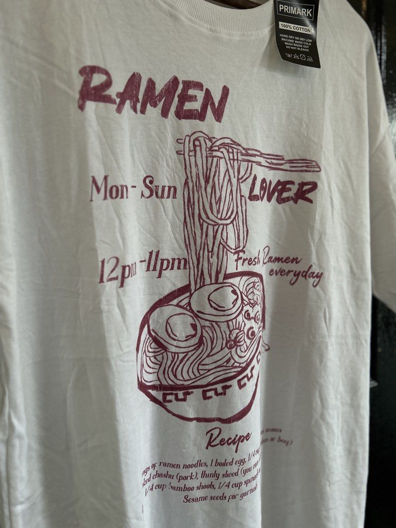 Ramen tee primark (Category: Tshirts & Polo Shirts ) located in Las Pinas. Submitted by kukayskabinet (Listing ID 1462127712, Image 2). Description: 📌last price posted 📌no haggling, (TAWAD ) items are already on sale 📌 items posted are either brand new or pre-loved 📌 manage your expectations and buy at your own risk. .