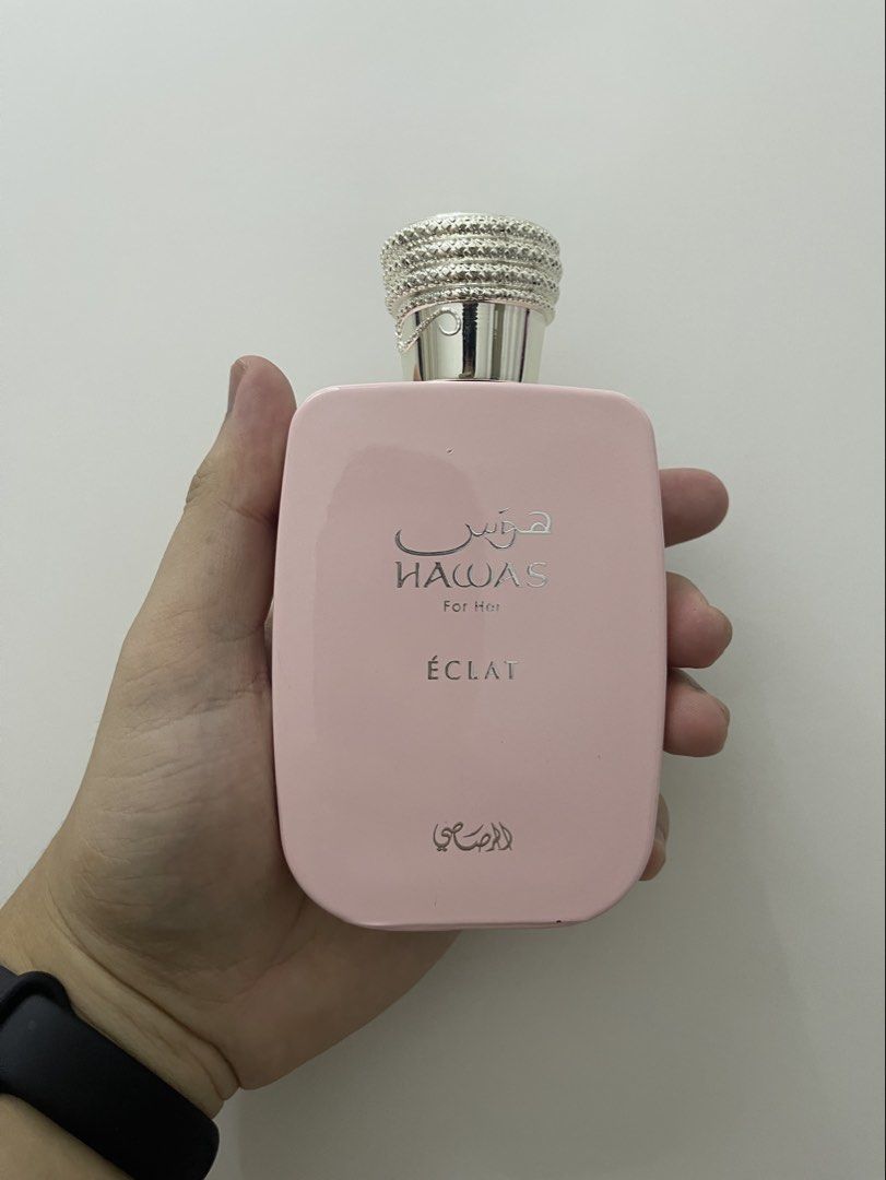 Rasasi Hawas Eclat (Category: Fragrance & Deodorants) located in Manila. Submitted by john06vincent (Listing ID 1462232068, Image 1). Description: Dupe of PDM Delina Exclusif. Around 80-85ml with original box also. .