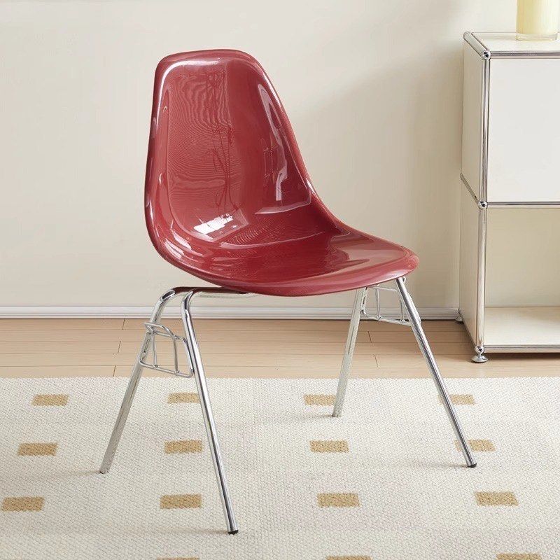 Red Chair (Category: Chairs) located in Manila. Submitted by shopelisse (Listing ID 1462055897, Image 1). Description: - Sleek, modern red dining chair - Glossy finish for a polished look - Sturdy chrome metal legs - Comfortable and durable design - Versatile: use for dining table or as an accent chair - Perfect for updating your home decor - Selling because of redecoration.