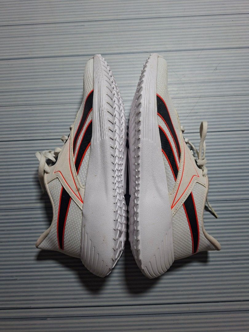 Reebok White Running Shoes (Category: Sneakers) located in Manila. Submitted by briannekevin (Listing ID 1462181975, Image 2). Description: - White Reebok running shoes - Breathable mesh upper - Secure lace-up closure - Durable rubber outsole for excellent grip - Versatile for workouts and casual wear - Clean and simple design.
