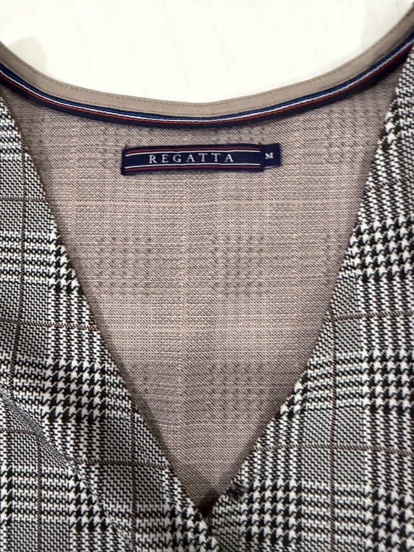 Regatta Plaid Jumpsuit (Category: Rompers) located in Quezon City. Submitted by ayybee_closet (Listing ID 1462114048, Image 3). Description: - Tie waist detail - Never been used. No rips/stains/damages .