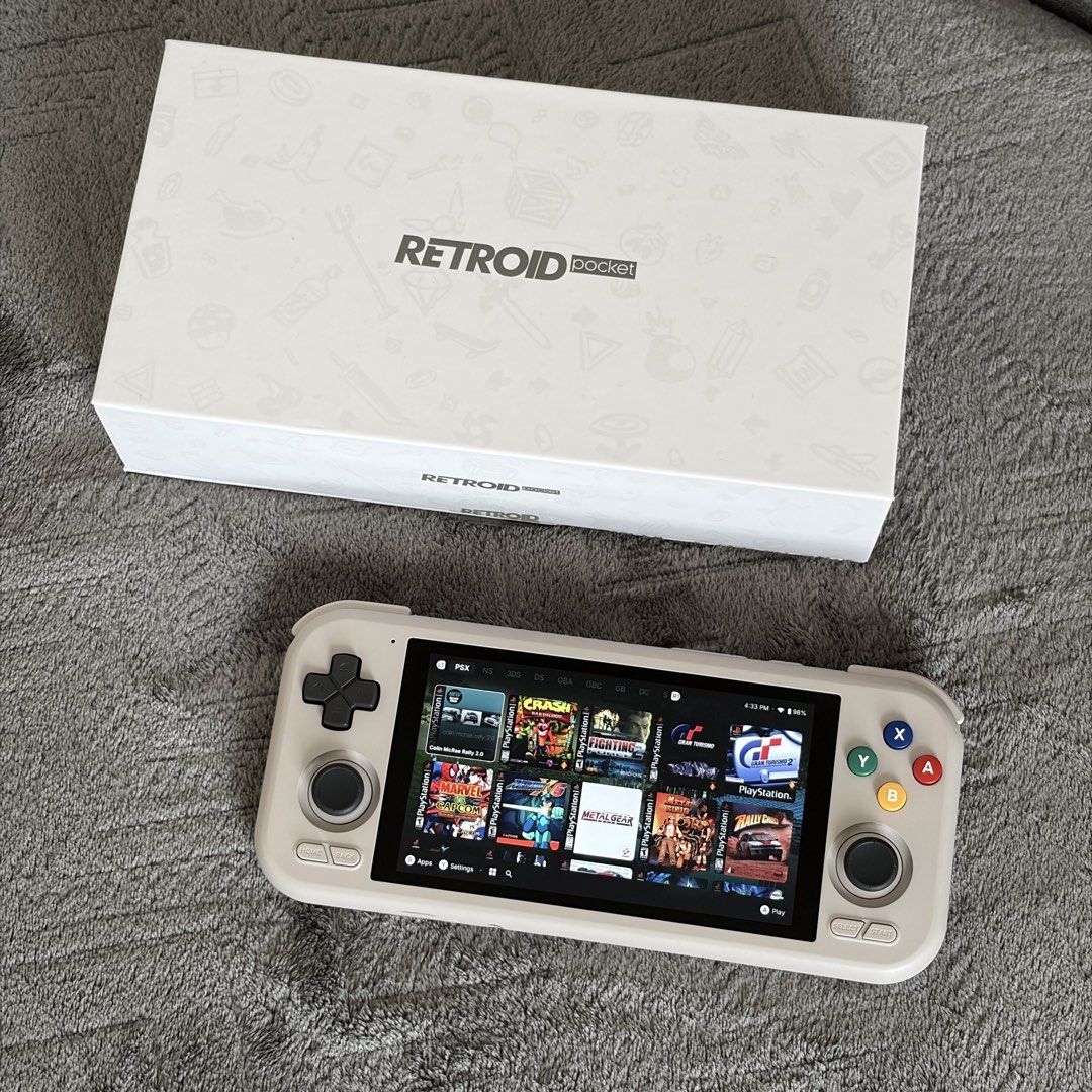 Retroid Pocket 4 Pro (Batch 2026) (Category: Others) located in Las Pinas. Submitted by jmxhobbies (Listing ID 1462149860, Image 3). Description: Selling my Retroid Pocket 4 Pro (D1100) Pass as brand new With extra buttons from RP5 (fits RP4Pro too) Official Retroid 4 Pro Case Official Retroid 4 Pro Cable Purchased from Retroid Official Store (Aug 2026) No issue, pass as brand new *sd card not included If prefer with sd card, additional: SanDisk 