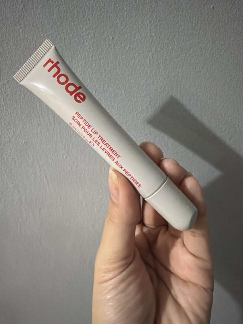 Rhode Peptide Lip Treatment (Category: Makeup) located in Cavite. Submitted by pinkyjie (Listing ID 1462239078, Image 1). Description: Swatched Once.