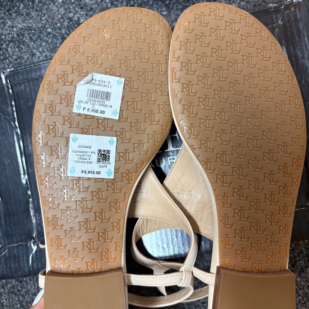 RL Sandals (Category: Flats & Sandals) located in Pasay City. Submitted by carriebradshaw_ (Listing ID 1462228637, Image 3). Description: So cute! Never used Sz 8 Bought for: 8,950 Selling for: 3,000.