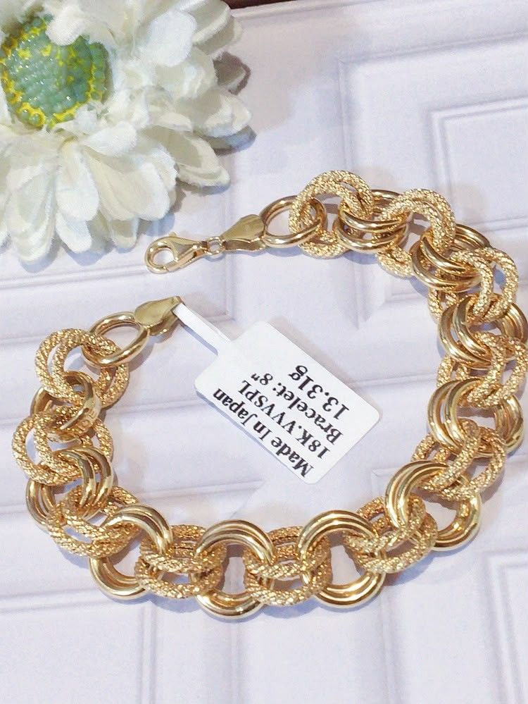 round links bracelet 18k gold (Category: Bracelets) located in Manila. Submitted by primejewelry (Listing ID 1462082725, Image 1). Description: .