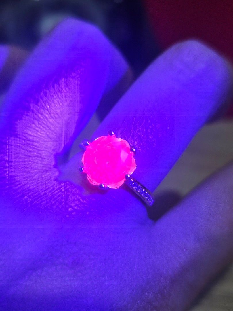 Ruby Stone Simple Cut Ring (Category: Rings) located in Cainta. Submitted by Kahi0410 (Listing ID 1462234917, Image 2). Description: Natural Stone 18k gold filled setting PT950 marked Adjustable ring Hypoallergenic Safe for acidic, sensitive skin.
