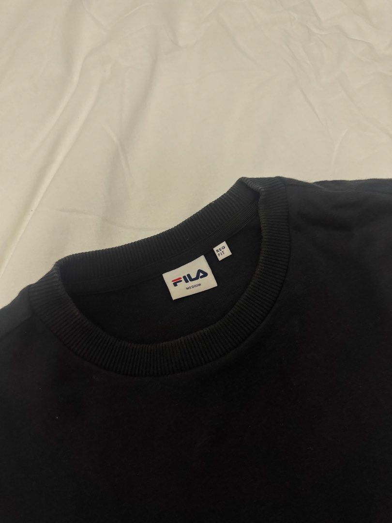RUN BTS 100th FILA in Black M (Category: Coats, Jackets and Outerwear) located in Manila. Submitted by namiskyumi (Listing ID 1462182096, Image 2). Description: - Run BTS 100th - bts wardrobe collection - longsleeves .