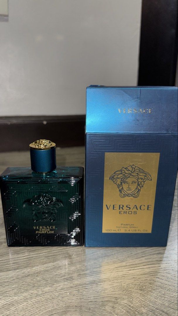RUSH ‼️VERSACE EROS PARFUM (Category: Fragrance & Deodorants) located in Manila. Submitted by aljanelma80425 (Listing ID 1462066493, Image 1). Description: RFS: Need ko lang for emergency Negotiable sa sure buyer.