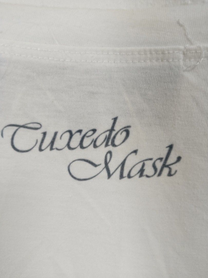 Sailormoon tuxedo mask shirt (Category: Shirts) located in Pateros City. Submitted by blashjunks.y2k (Listing ID 1462240326, Image 3). Description: SAILORMOON TUXEDO MASK SHIRT SIZE MEDIUM ON TAG 24" LENGTH 18" WIDTH 350PHP MSG US.