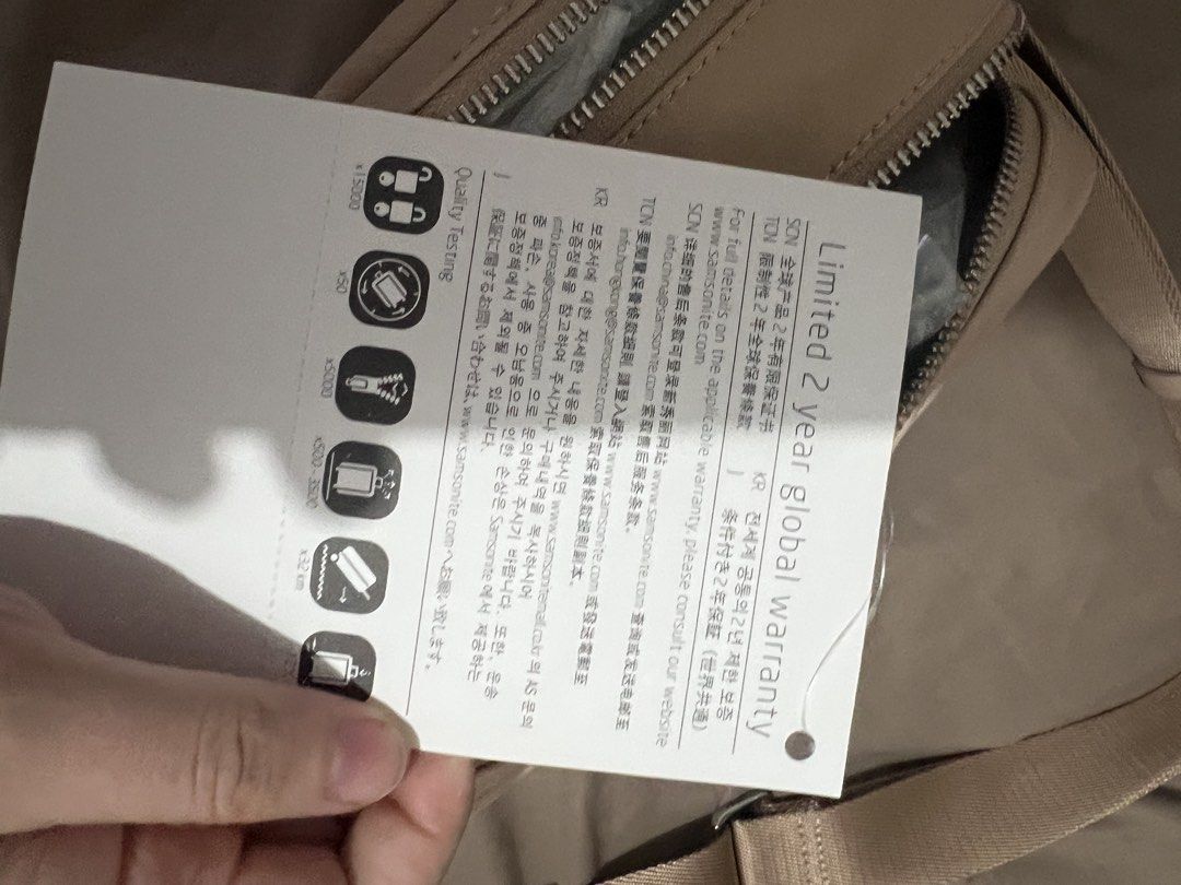 Samsonite Up-Line Crossbody Bag (Category: Cross-body Bags) located in Lucena. Submitted by heybonita (Listing ID 1462184043, Image 3). Description: Brand New ✨ Never Used Bought from a Taiwan outlet for around ₱5,500. RFS: Decluttering — I have other bags, so this has just been sitting unused. 🥹.