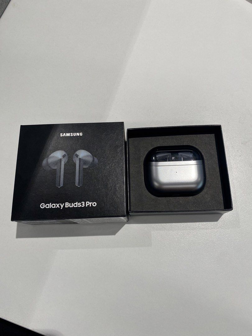 Samsung Galaxy Buds3 Pro Wireless Earbuds (Category: Earphones) located in Manila. Submitted by johnpaulc41844 (Listing ID 1462043057, Image 1). Description: 🎧 Samsung Galaxy Buds3 Pro – Key Specs • Premium 2-Way Speaker + Dual Amplifier • Hi-Fi Audio up to 24-bit/96kHz • Active Noise Cancellation (ANC) • Adaptive Noise Control + Ambient Sound • 360 Audio • Galaxy AI features • Bluetooth 5.4 • 6 microphones for clearer calls • IP57 water & dust 