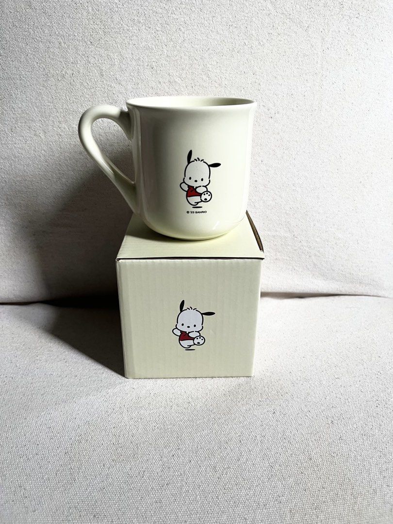 Sanrio Pochacco Ceramic Mug (Category: Coffee & Tea Tableware) located in Marikina City. Submitted by anythindahan (Listing ID 1460799174, Image 2). Description: original and brand new with box bought from Japan MOP: BDO/BPI buyer to book and shoulder SF pick up from Concepcion Dos, Marikina City .