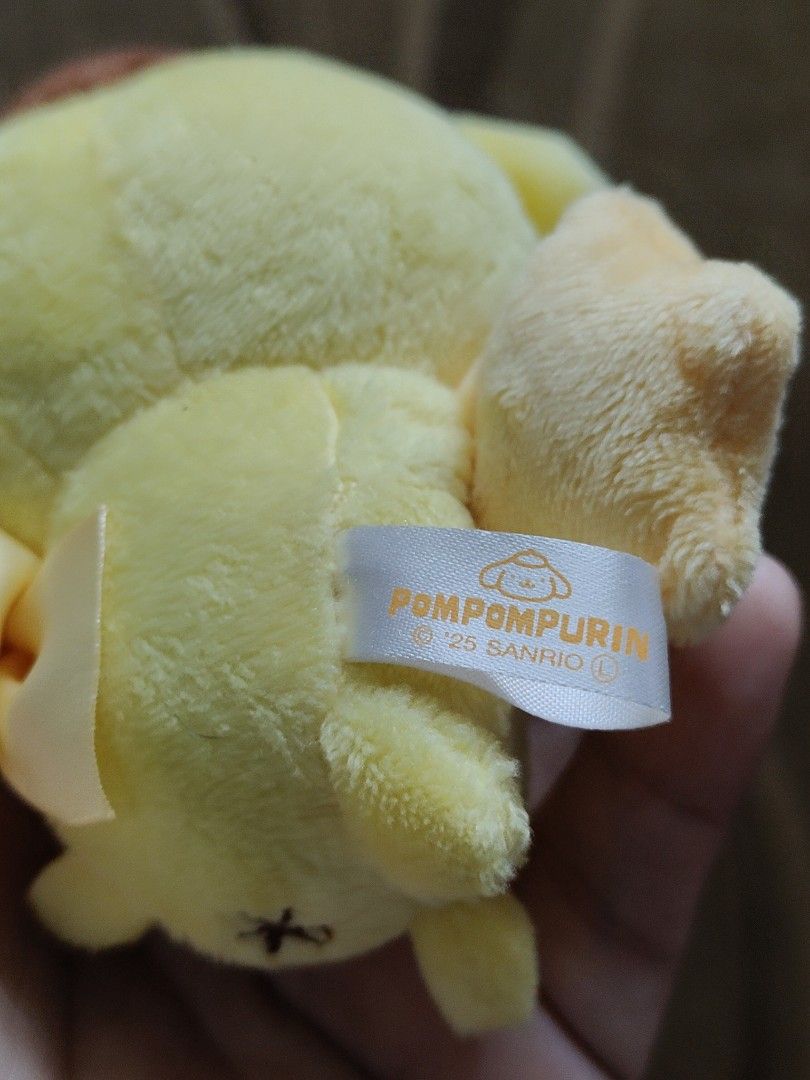Sanrio Pompompurin Plush Charm (Category: Plushies & Soft Toys) located in Santa Rosa. Submitted by mmps249.1 (Listing ID 1462142697, Image 3). Description: Crossposted Mine now, pay now shipping courier: JRS only Gcash payment upon order No reservations.