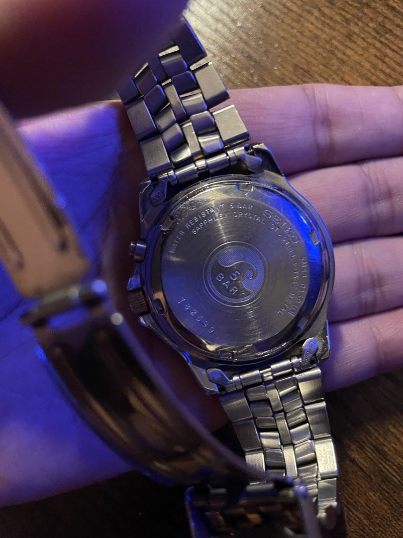 Seiko Kinetic SQ 50 Watch (Category: Men's Watches) located in Quezon City. Submitted by saintino0o (Listing ID 1462219166, Image 3). Description: PRICE IS NEGOTIABLE - Seiko Kinetic watch - Two-tone stainless steel band - White dial with day and date display - Water resistant 5 BAR - Durable sapphire crystal - Secure clasp .