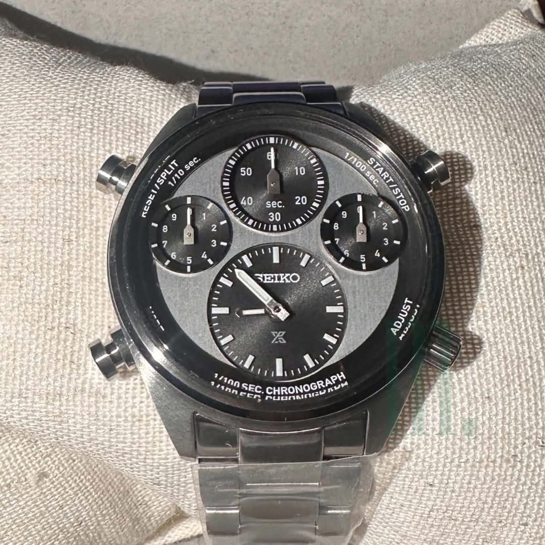 Seiko Prospex Speedtimer “Panda” (Brand New JDM) (Category: Men's Watches) located in San Mateo. Submitted by mobiuswatches (Listing ID 1462080697, Image 2). Description: For Sale: Seiko Prospex Speedtimer Solar Chronograph, reference SBER001 (JDM counterpart to SFJ001P1) Overall Condition: Brand New Price: ₱42,900 (Php 54,490 SRP at Seiko PH) An incredible panda-dial chronograph powered by Seiko’s in-house Calibre 8A50 solar movement, capable of
