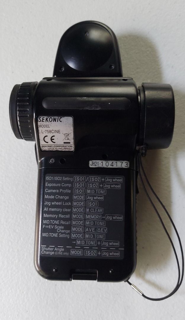 Sekonic L-758C DigitalMaster Light Meter with PocketWizard Transmitter (Category: Other Photography Accessories) located in Rodriguez. Submitted by nko_ambemur (Listing ID 1462068948, Image 3). Description: Sekonic L-758CINE Digitalmaster Light Meter Price: P22,000.00 Kasama ng unit * RT-32CTL module (for syncing with PocketWizard Triggers) * case * rechargeable battery -------------- Kung gusto mo isama yung PocketWizard Triggers * FlexTT5 = 2pc