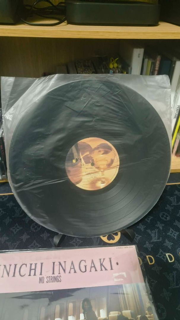 Selling Junichi Inagaki 'No Strings' Vinyl Record (Category: Vinyls) located in Makati City. Submitted by gdzshop (Listing ID 1462079019, Image 3). Description: Selling Junichi Inagaki 'No Strings' Vinyl Record Php 300 Sleeve/Cover: VG+ condition - cover has some flaws/dents Vinyl Record: EX condition - no issues when playing Makati City location Lalamove for Delivery GCash payment.