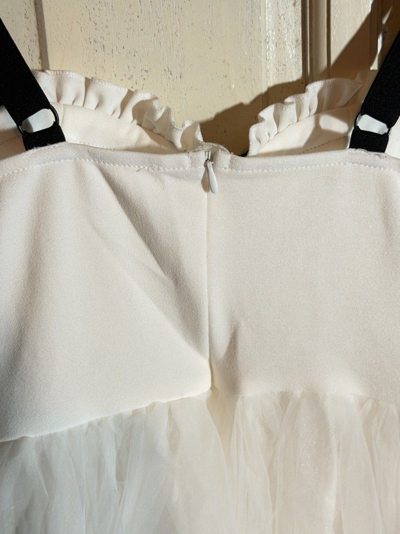 SHEIN white dress (Category: Dresses) located in Valenzuela. Submitted by julijulyxoxo (Listing ID 1462243681, Image 3). Description: where to find me: Facebook: Julianne Leigh (post is already up) Instagram: shop.loveandrelove (might post updates/items here too) MOP: maribank, gcash, maya MOD: J&T Express Item is unwashed. Please wash immediately before wearing!.