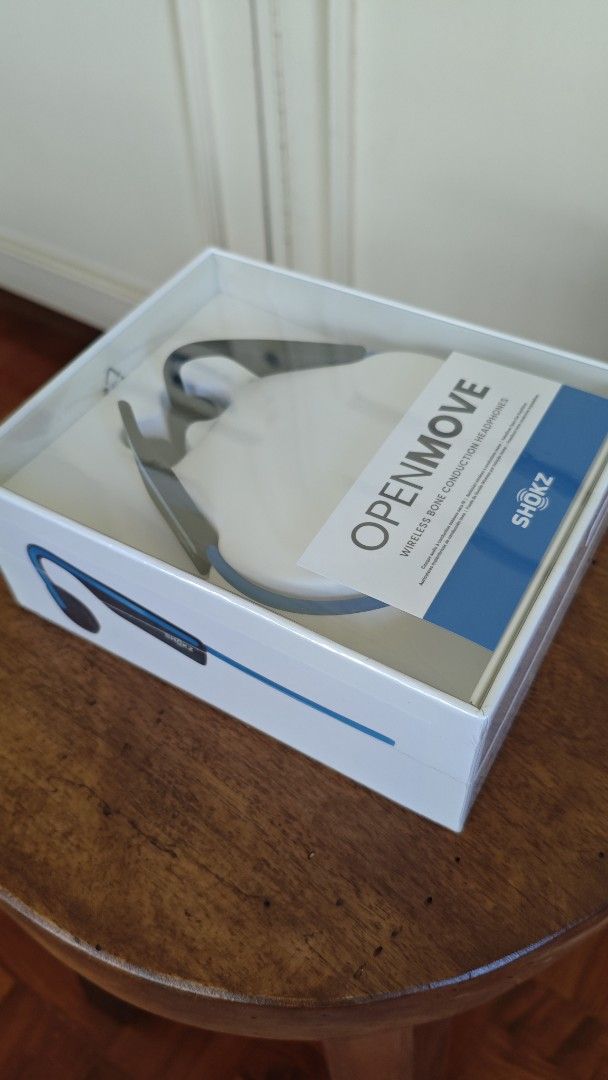 Shokz OpenMove Blue (BRAND NEW/SEALED) (Category: Headphones & Headsets) located in Muntinlupa City. Submitted by .j.p. (Listing ID 1462069650, Image 2). Description: • From official Laz*da Shokz store • Brand New and SEALED • Lowest priced brand new OpenMove on the market. Way lower than SRP (P4490). PRICE IS FIRM. • In stock: 1x • Sold: 1x *Meetup at Madison Galleries Mall in Cupang* *Can also do payment via BPI or GCASH* *Shipping via Lalamove