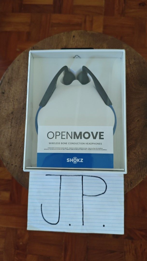 Shokz OpenMove Blue (BRAND NEW/SEALED) (Category: Headphones & Headsets) located in Muntinlupa City. Submitted by .j.p. (Listing ID 1462069650, Image 1). Description: • From official Laz*da Shokz store • Brand New and SEALED • Lowest priced brand new OpenMove on the market. Way lower than SRP (P4490). PRICE IS FIRM. • In stock: 1x • Sold: 1x *Meetup at Madison Galleries Mall in Cupang* *Can also do payment via BPI or GCASH* *Shipping via Lalamove