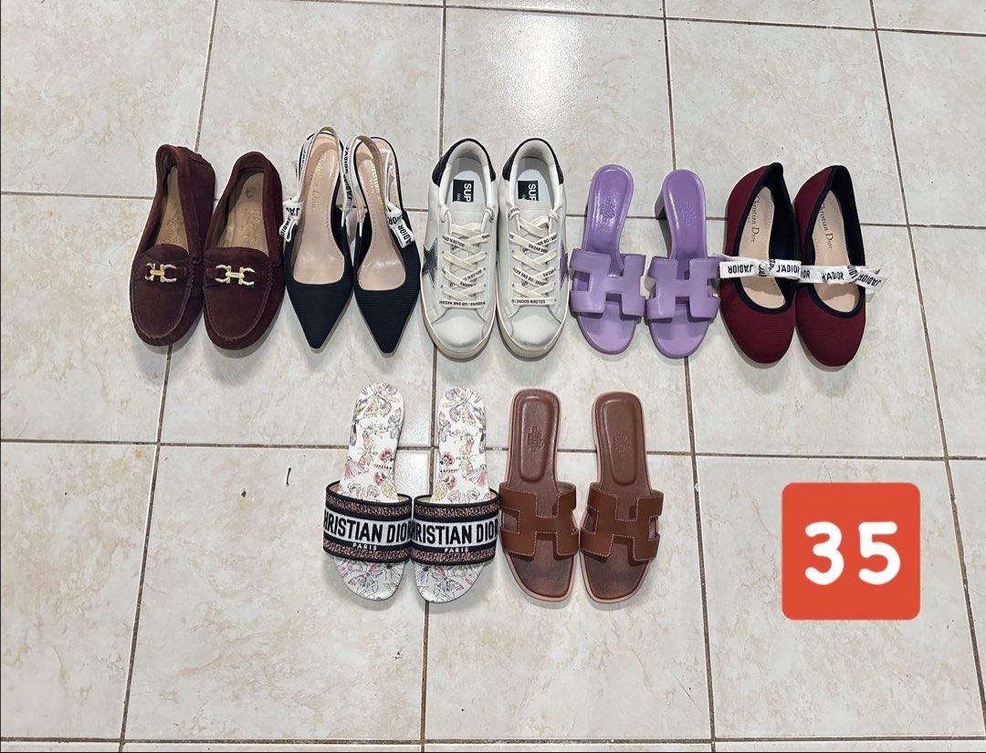 SIZE 35 (Category: Flats & Sandals) located in Marikina City. Submitted by georgiaprelovestuff (Listing ID 1462140019, Image 1). Description: Size 35 Septem - BER Stocks 😍 Ber months na deserved nyo na bumili ng bagong Shoes/Sandals ❤️👟🩴🥿👡👠 Ang daming magaganda 😍 CREDIT CARD PAYMENT ACCEPTED 💵 For faster transaction pls direct message lang po or message me on V!b3r +639123488845 ship via JRS,J&t,LBC Same day Delivery via LALAMOVE or GRAB 