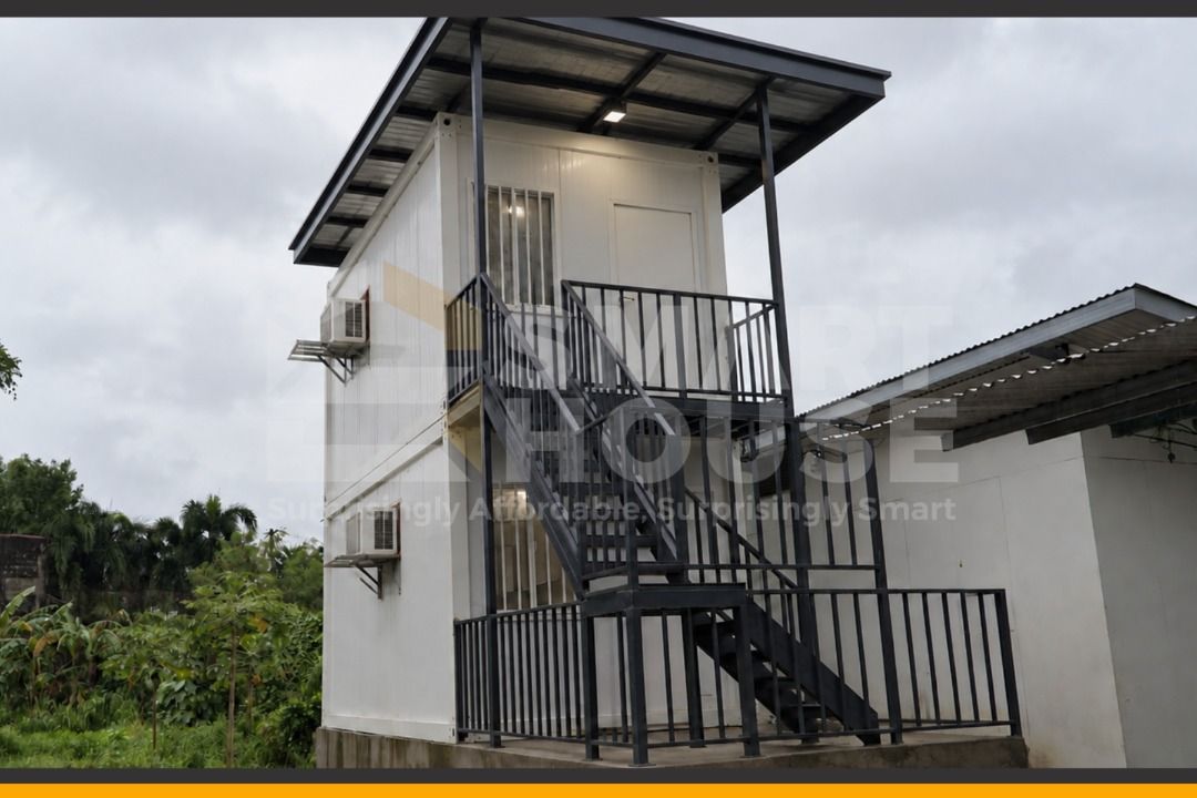 SMARTHOUSE 2 STOREY RESIDENTIAL PREFAB CONTAINER HOUSE (Category: Construction & Building Materials) located in Quezon City. Submitted by Smarthouseph (Listing ID 1462068180, Image 2). Description: LEVEL UP YOUR LIVING EXPERIENCE 💛 Hindi na uso ang luma at ordinaryong design. Sa Smarthouse : - Modern & Elegant Design - Built Strong for Long-Term Living - Fast Installation Without Compromising Quality - Fully Customizable to Your Needs Welcome to