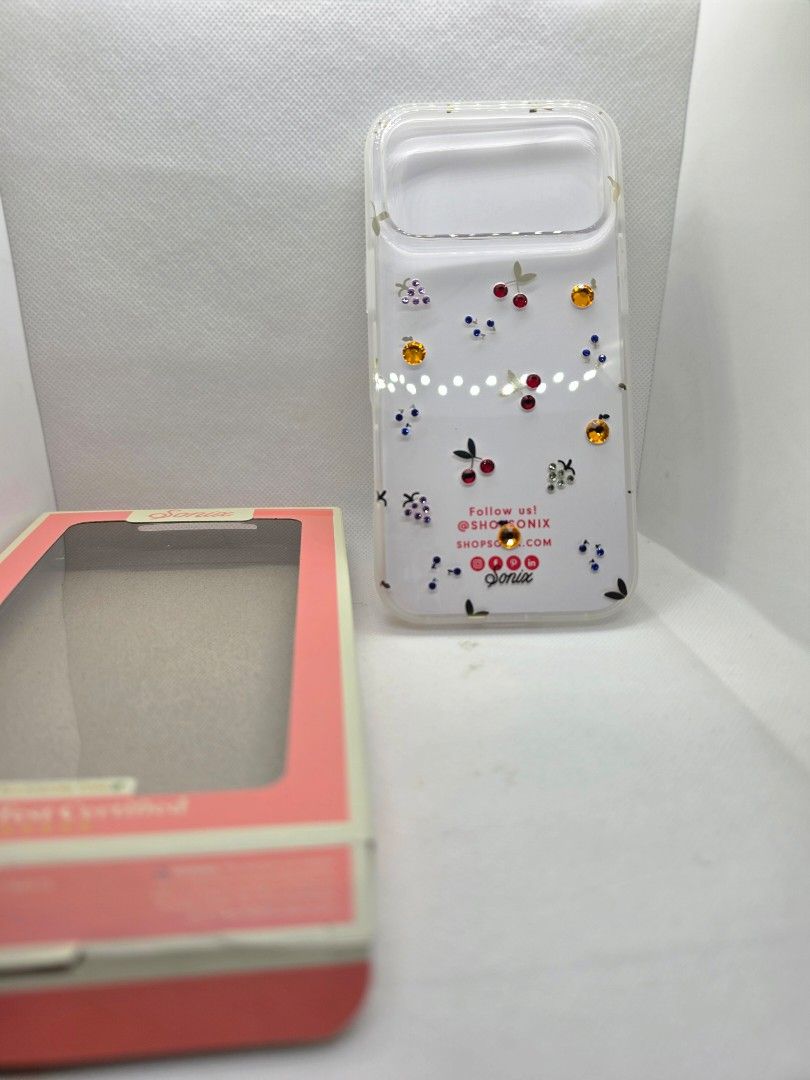 Sonix fruit gem case for iphone 18 pro max (Category: Cases & Sleeves) located in Las Pinas. Submitted by jhered (Listing ID 1461821239, Image 3). Description: Sale Brandnew Original Sale for 2500 Las pinas area.