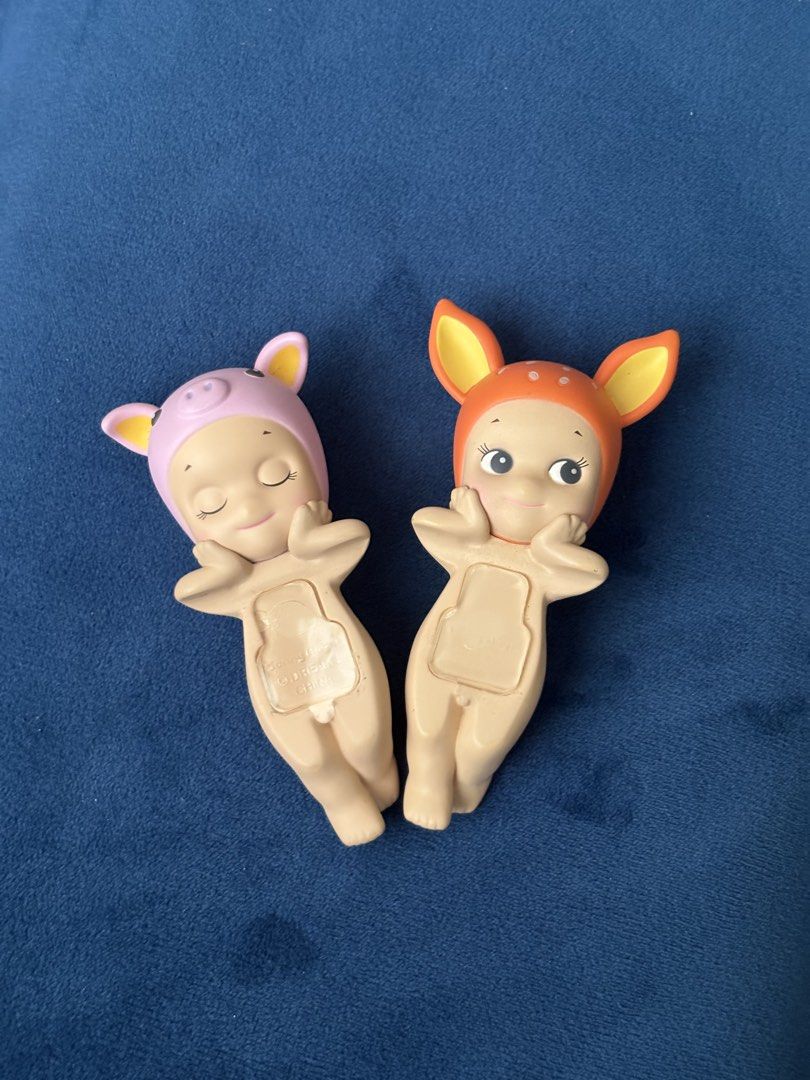 sonny angel hippers (Category: Designer & Blind Box Toys) located in Taguig. Submitted by 808fim (Listing ID 1462046904, Image 1). Description: wts lfb sonny angel hipper good to mint condition no bnf animal hipper - fawn dreaming hipper - pig [SOLD] ❀ rfs: need funds!!! ❀ loc: taguig ❀ mop: gcash/maribank ❀ mod : lalamove/j&t *sf is shouldered by buyer.